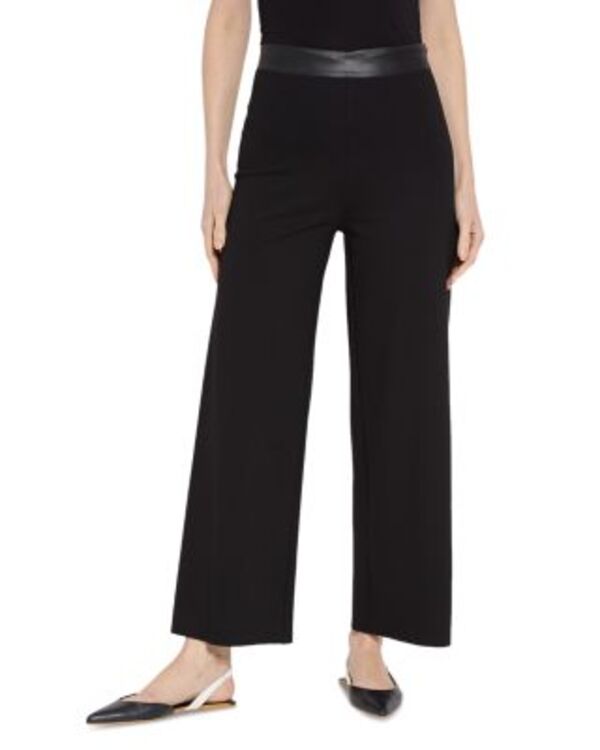栗鼠 レディース ボトムス 心地好いズボン下 Lyss Denver Pants Black 黒いこと