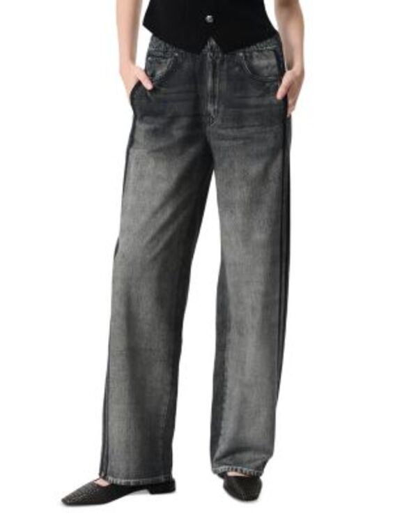 ラグアンドボーン レディース ボトムス カジュアルパンツ ワイドレッグ トラックパンツ パイル rag & bone Miramar Terry Wide Leg Track Pants Washed Black ブラック|ReVida 店