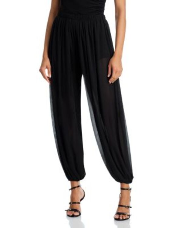 アクア レディース ボトムス カジュアルパンツ AQUA Balloon Pull On Pants - Exclusive Black ブラック 14,585円