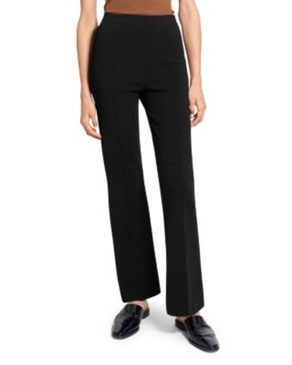 セオリー レディース ボトムス カジュアルパンツ クレープ Theory Kick Flare Compact Crepe Pants Black ブラック｜ReVida 店