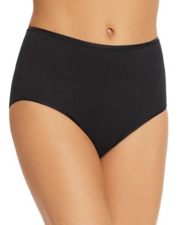 ハンロ レディース アンダーウェア パンツ コットン Hanro Cotton Seamless Full Briefs Black ブラック