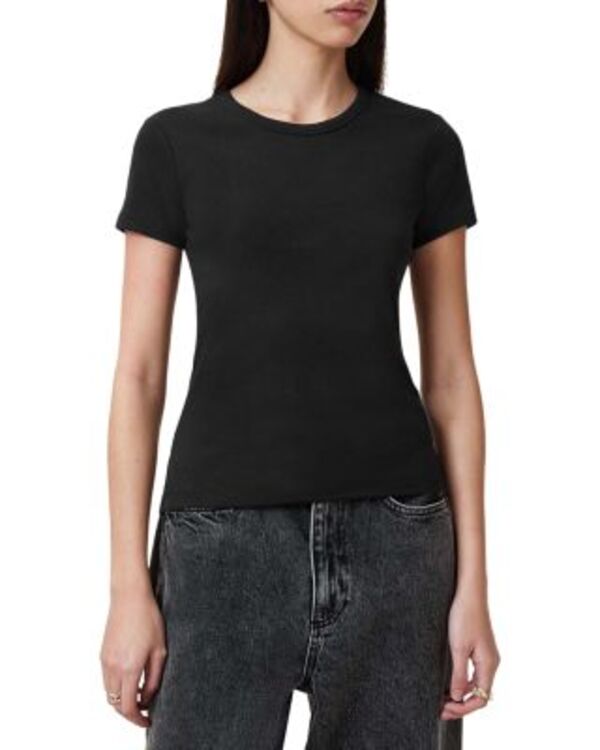 オールセインツ レディース トップス Tシャツ ALLSAINTStevie Tee Black ブラック