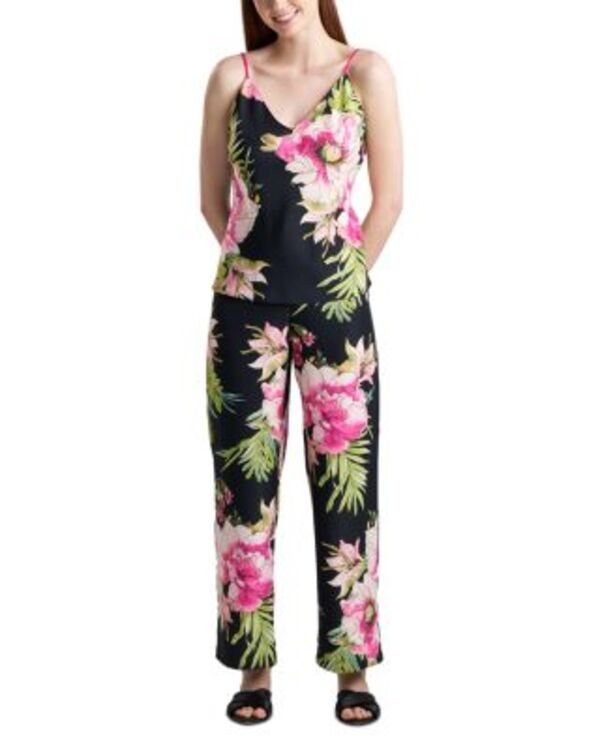 ナトリ レディース アウター パーカー・スウェット Natori Sonomi Cami & Pant Pajama Set Black Multi ブラック