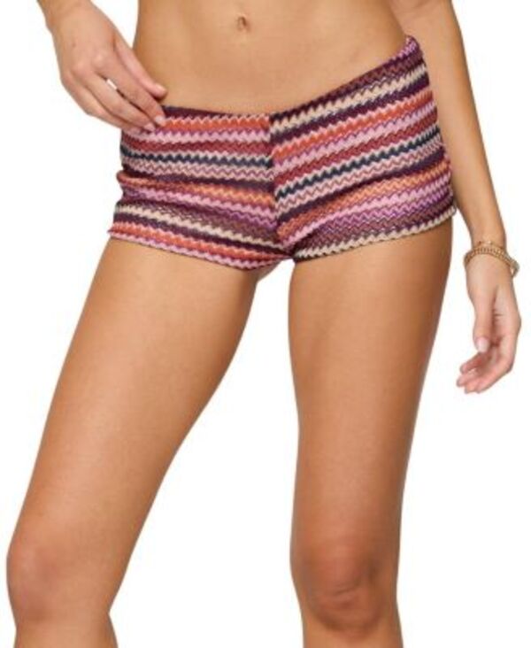 アディクテッド レディース ボトムス ハーフパンツ・ショーツ ショートパンツ Edikted Zigzag Stripe Shorts Mix ストライプ