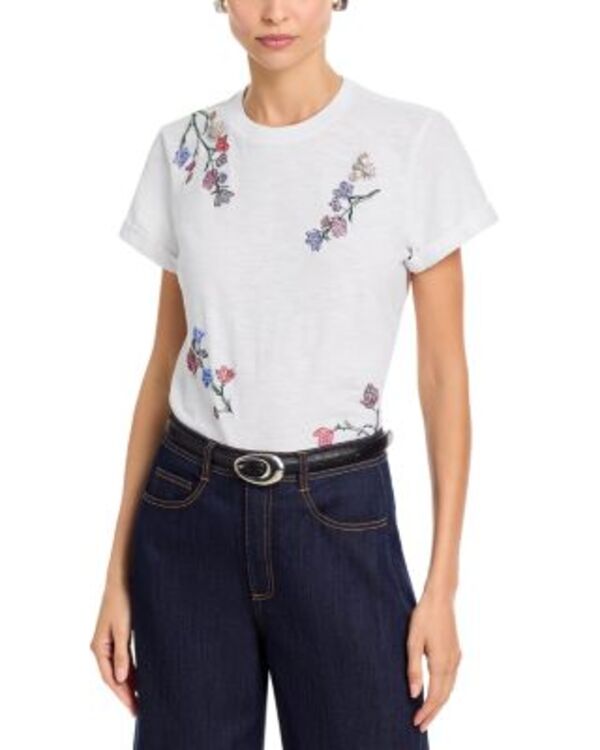 サンク セプト レディース トップス Tシャツ Cinq Sept Whispering Vines Tee White Multi ホワイト 44,720円