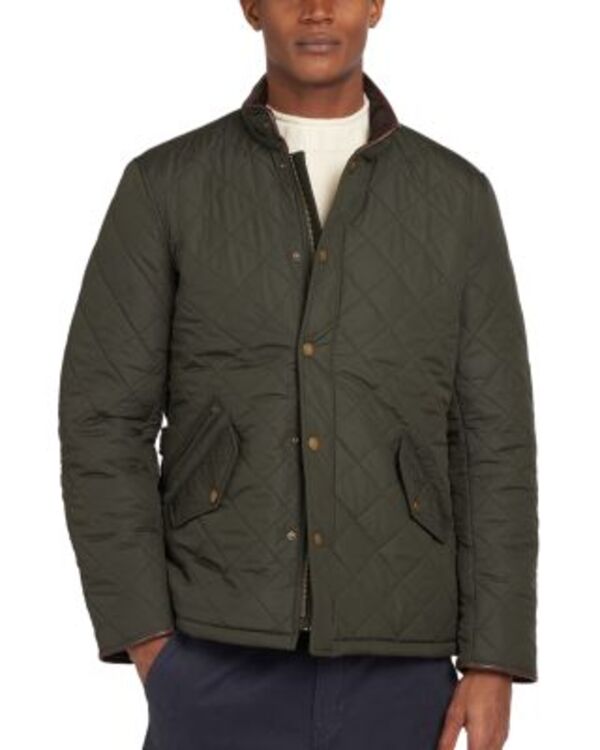 バブアー メンズ アウター ジャケット・ブルゾン Barbour Powell Polarquilt Jacket Navy ネイビー