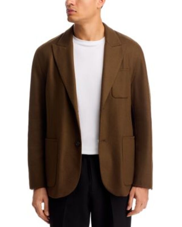 ヴィンス メンズ アウター 上衣・上衣 絨毛 スポーツジャケット Vince Splitable Wool Blend Blazer Dark Roast メンズファッション-コート・ジャケット