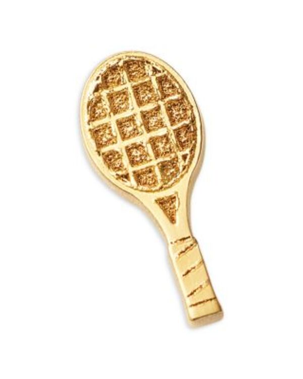 ゾーシッコ レディース アクセサリー リング Zo Chicco 14K Yellow Gold Itty Bitty Symbols Tennis Racket Single Stud Earringold ゴールド