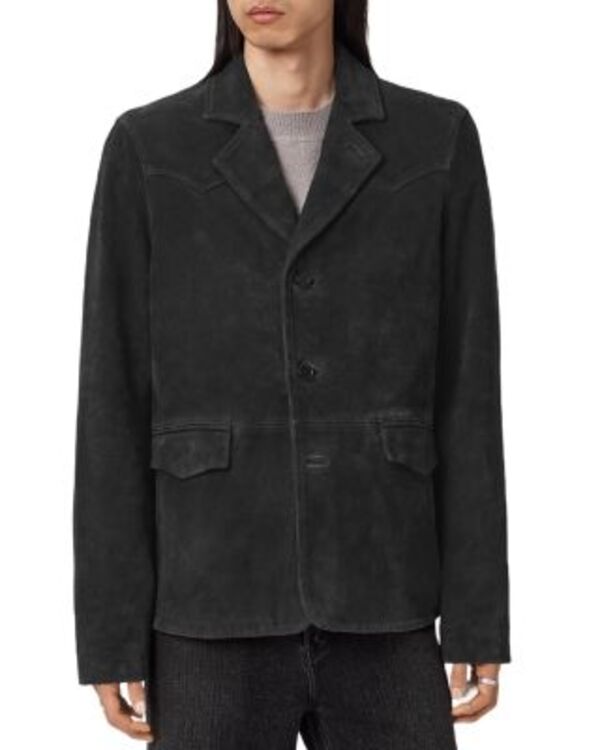 オールセインツ メンズ アウター 上衣・上衣 スエードクロス スポーツジャケット ALLSAINTS Hornett Suede Blazer Gull Brown 赤銅色 メンズファッション-コート・ジャケット