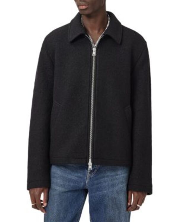オールセインツ メンズ アウター 上衣・上衣 クロップド ALLSAINTS Celeste Cropped Fit Jacket Black 黒いこと
