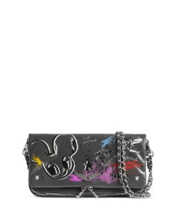 ザディグ エ ヴォルテール レディース バッグ レザー Zadig & Voltaire x Humberto Cruz Rock Leather Clutch Road