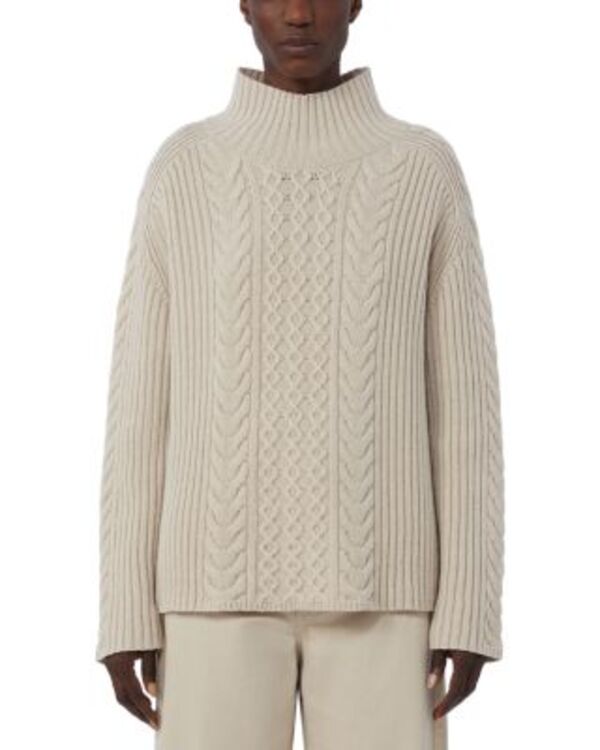 マックスマーラ レディース アウター ニット・セーター Max Mara Smmortensia Sweater White ホワイト｜ReVida 店