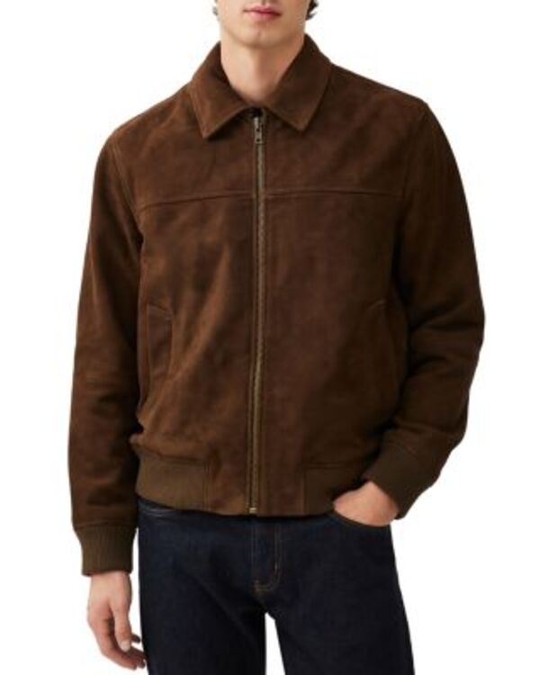 ロッドアンドグン メンズ アウター ジャケット・ブルゾン スエード Rodd & Gunn Redvale Zip Front Suede Jacket Pecan