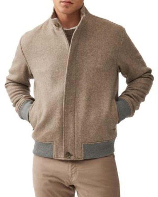 ロッドアンドグン メンズ アウター ジャケット・ブルゾン ナイロン ウール Rodd & Gunn Lake Taylor Wool & Nylon Full Zip Jacket Fawn