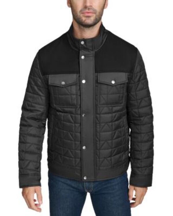 コールハーン メンズ アウター ジャケット・ブルゾン Cole Haan Multimedia Jacket Navy ネイビー