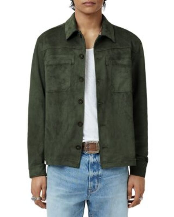 ジョンバルベイトス メンズ アウター ジャケット・ブルゾン John Varvatos Mota Button Front Jacket Moss