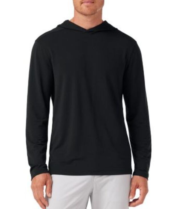 ミズンメイン メンズ アウター パーカー・スウェット Mizzen+Main Knox Long Sleeve Hoodie Black ブラック