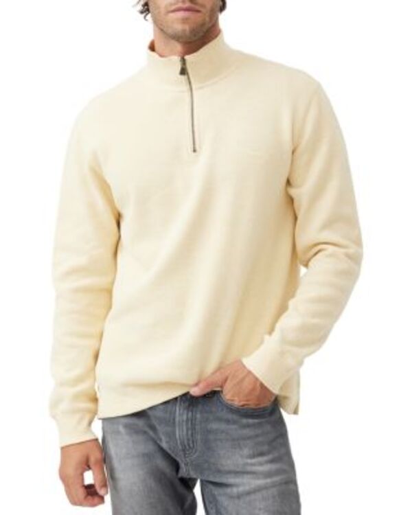 ロッドアンドグン メンズ アウター ニット・セーター ハーフジップ Rodd \u0026 Gunn Alton Ave Quarter Zip Sweater Ice Grey Marle グレー