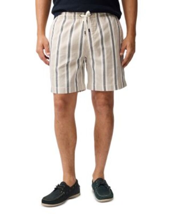 ロッドアンドグン メンズ ボトムス ハーフパンツ・ショーツ ショートパンツ Rodd & Gunn Wingfield Textured Stripe Pull on Shorts Fog ストライプ 17,870円