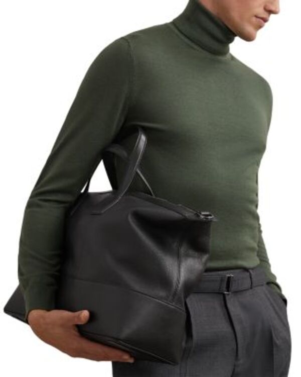 レイス メンズ アウター ニット・セーター スリムフィット REISS Caine Slim Fit Roll Neck Sweater Kale Green グリーン