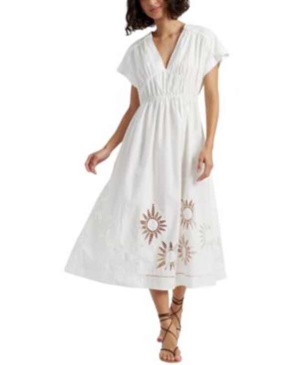 チンティアンドパーカー レディース トップス ワンピース Chinti & Parker Women's Broderie Dress Cream クリーム|ReVida 店