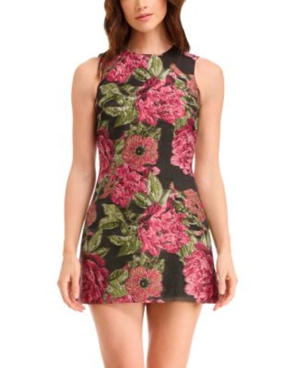 ドレスザポプレーション レディース トップス ワンピース ミニ Dress the Population Katherine Rose Mini Dress Pink Rose ピンク