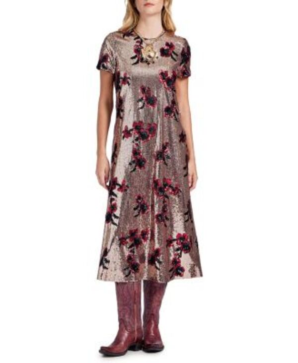 ラ・ダブル・ジェイ レディース トップス ワンピース ミディ La DoubleJ Super Midi Swing Dress Primrose Bronze Primrose Bronze