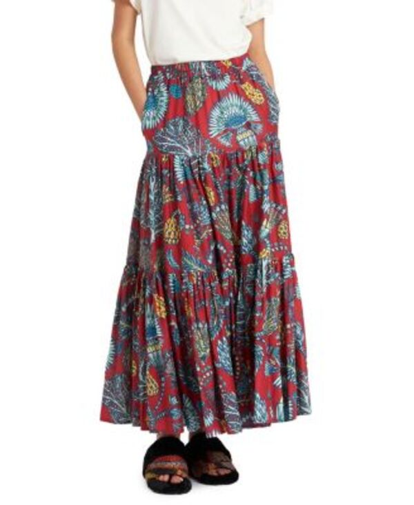 ラ・ダブル・ジェイ レディース ボトムスカート La DoubleJ Big Skirt Sicomored レッド|ReVida 店