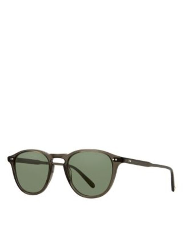 ギャレットライト レディース 佩び物 サングラス・アイウェア GARRETT LEIGHT Round Sunglasses 46粍 Black Glass/Semi-Flat Pure G15 黒いこと