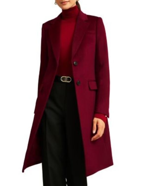 ホッブスロンドン レディース アウター コート プチ HOBBS LONDON Petite Cavendish Coat Navy ネイビー|ReVida 店