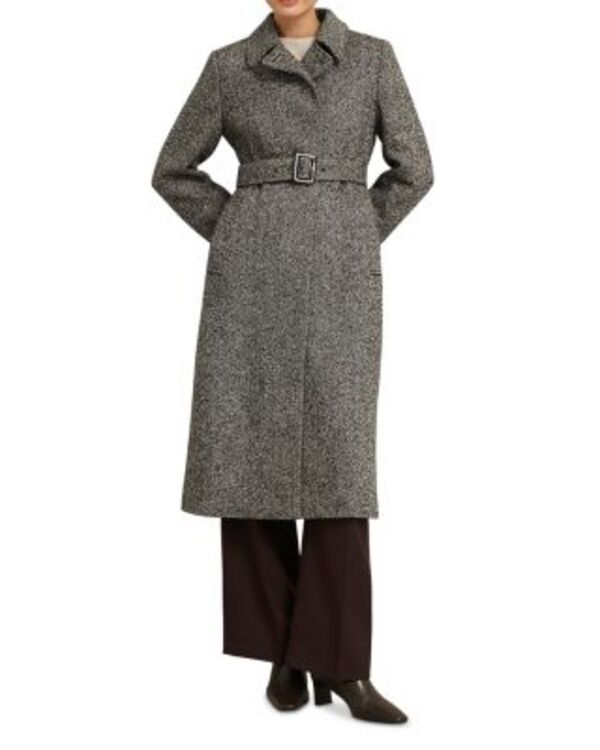 ホッブスロンドン レディース アウター コート プチ HOBBS LONDON Petite Wendy Coat Black/Ivory アイボリー