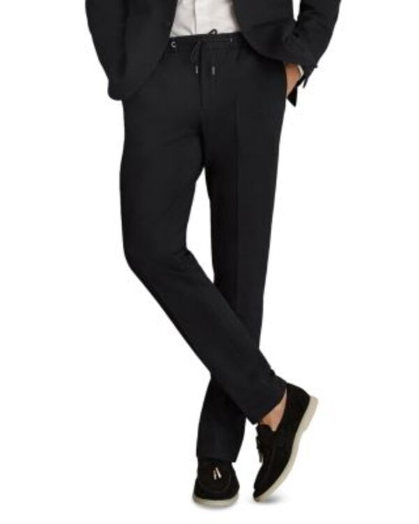 レイス メンズ ボトムス カジュアルパンツ ジャージー REISS Gerrard Jersey Mixer Pants Navy ネイビー
