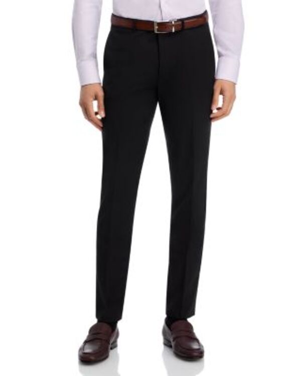 フューゴ メンズ ボトムス カジュアルパンツ スリムフィット HUGO Extra Slim Fit Stretch Suit Pants Black ブラック
