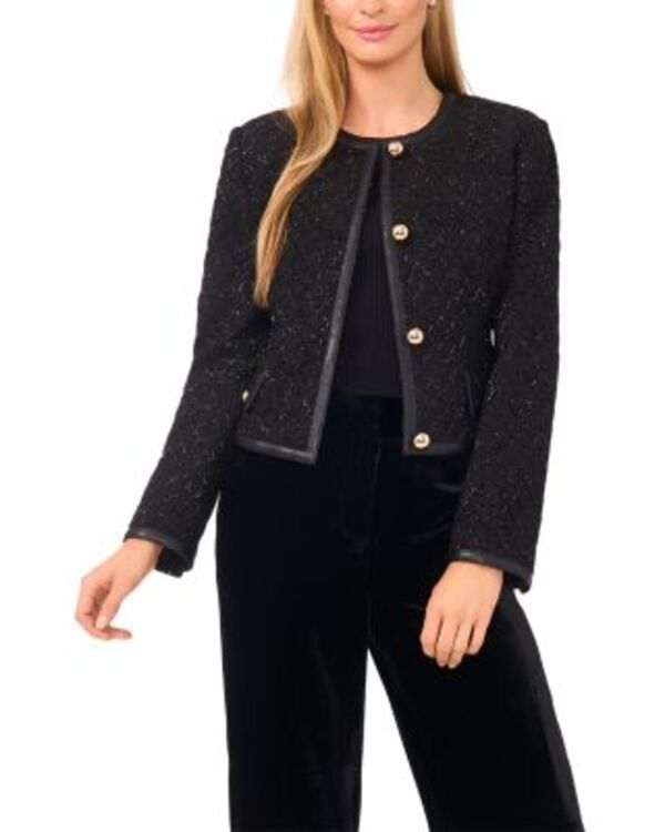 テッドベーカー レディース アウター ジャケット・ブルゾン ボタンダウン Ted Baker Twyssia Button Down Long Sleeve Jacket Rich Black ブラック