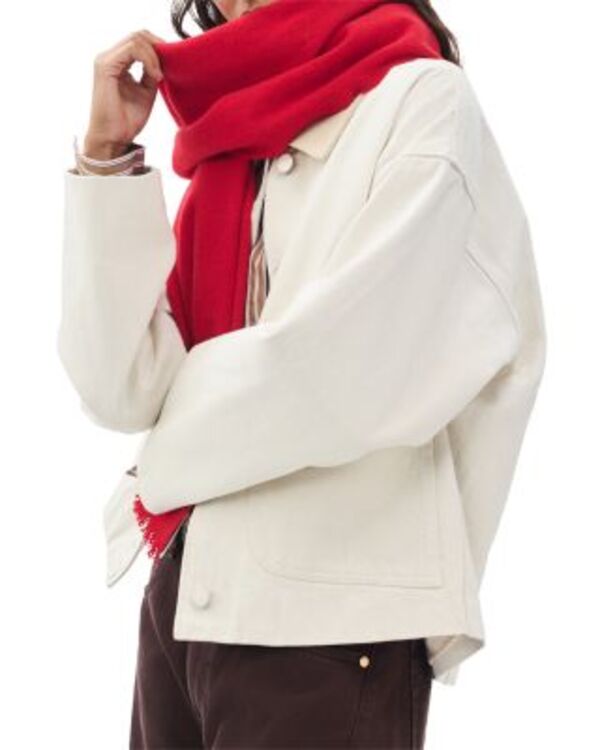 ラグアンドボーン レディース 付属品 えり巻き・袈裟・えり巻き rag \u0026 bone Mila Textured Cashmere Scarfiery Red 赤いこと