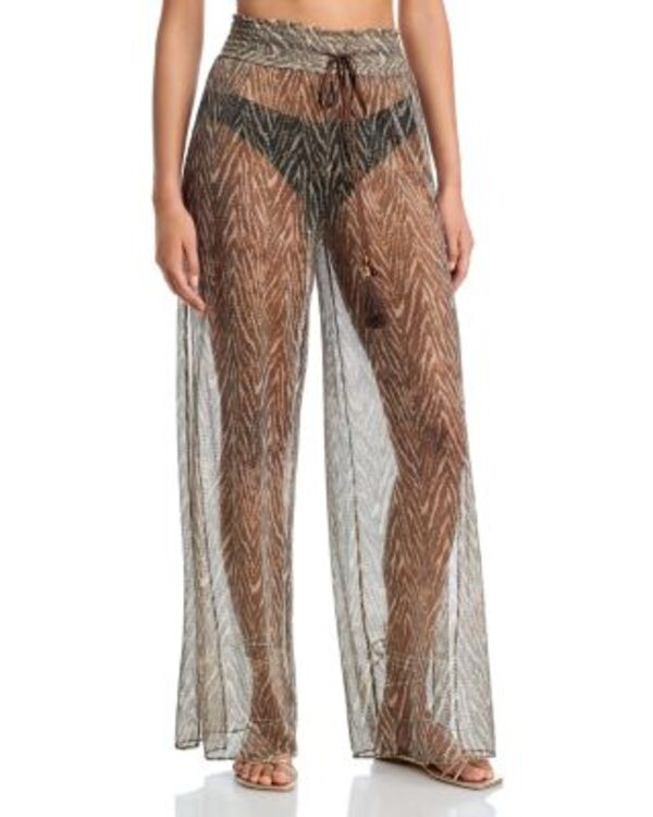 レイミー ブルック レディース ボトムス カジュアルパンツ Ramy Brook Priya Swim Cover-Upants Beach Brown Zebra ブラウン 45,370円