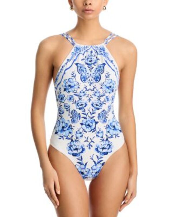 ファーム レディース 水着 上下セット FARM Rio Garden One Piece Swimsuit Off-White オフホワイト