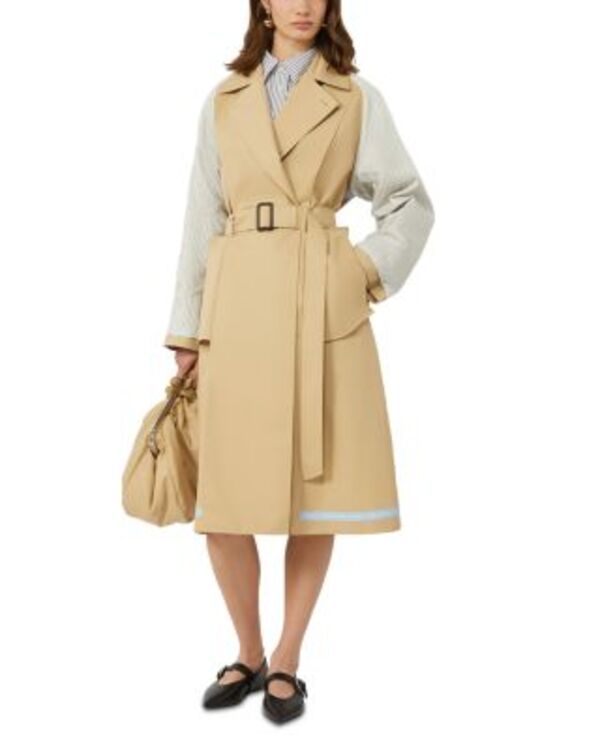 ウィークエンド マックスマーラ レディース アウター コート ミディ Weekend Max Mara Wkdcanasta Reversible Midi Trench Coat Beige ベージュ｜ReVida 店