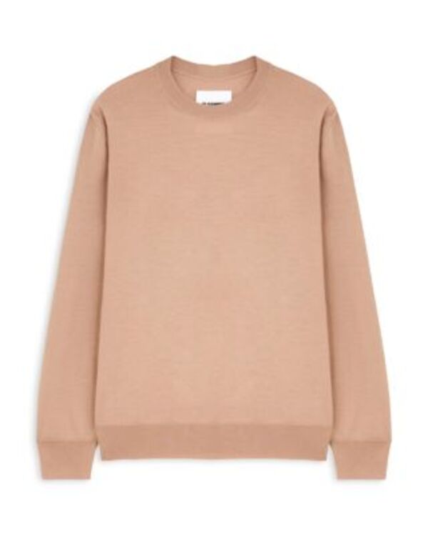 ジル・サンダー メンズ アウター ニット・セーター クルーネック ウール Jil Sander Wool Crewneck Sweaterose Beige ベージュ