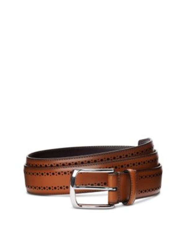 アレン エドモンズ メンズ アクセサリー ベルト Tシャツ レザー Allen Edmonds Men's Manistee Burnished Leather Belt Walnut