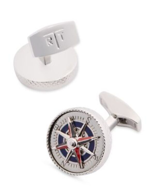 タテオシアン メンズ アクセサリー カフスボタン Tateossian Compass Cufflinksilver シルバー
