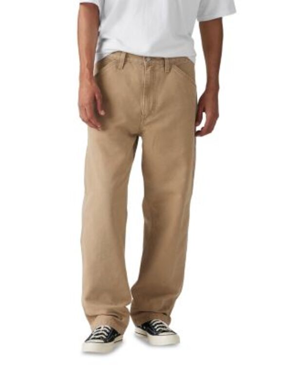 リーヴァイズジーンズ メンズ ボトムス 心地よいズボン下 Levi\u0027s 568 Loose Straight Fit Carpenter Pants Tigers Eye 毛の荒物