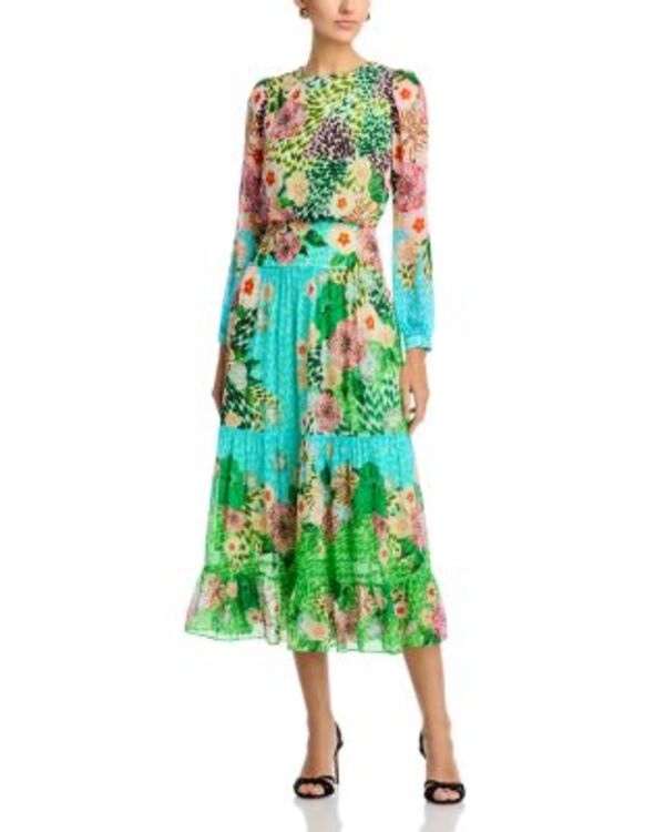 サローニ レディース トップス ワンピース SALONIsabel Dress Plumeria Wave|ReVida 店