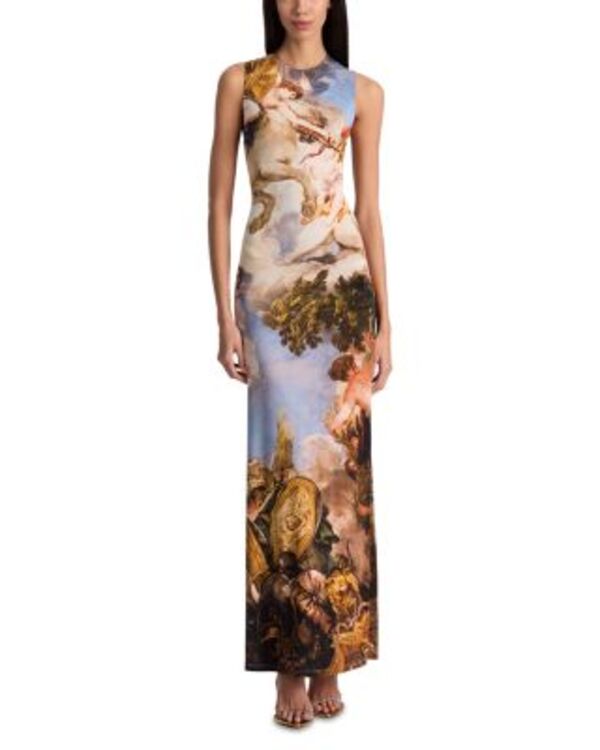 アリスアンドオリビア レディース トップス ワンピース オープンバック ノースリーブ Alice and Olivia Delora Open Back Sleeveless Dress Rensc Fair