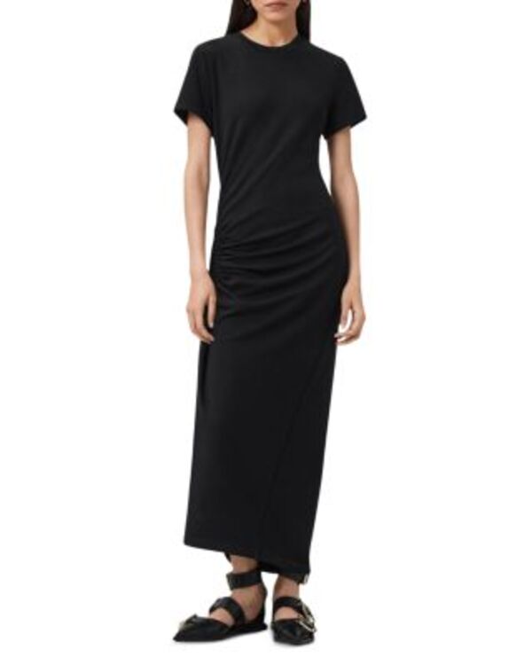 オールセインツ レディース トップス ワンピース マキシ ALLSAINTS Mila Maxi Dress Black ブラック