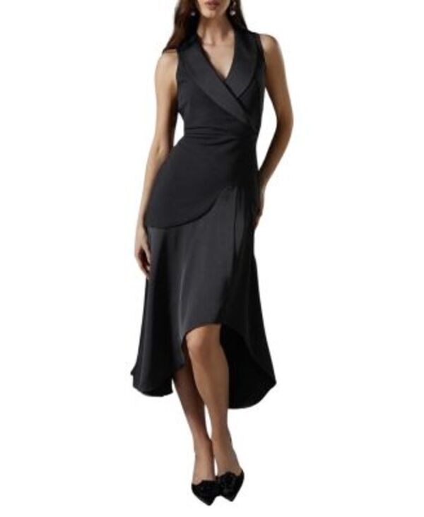コースト レディース トップス ワンピース ミディ ノースリーブ Coastux Sleeveless Midi Dress Black ブラック