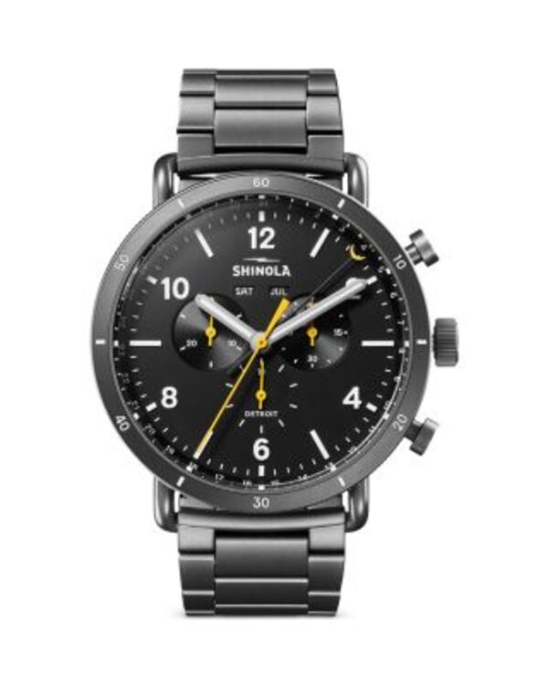 シャイノーラ レディース アクセサリー 腕時計 Shinola Canfield Sport Chronograph 45mm Black/Gray ブラック