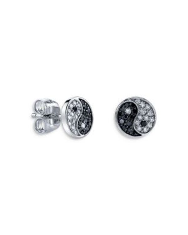 シドニーエヴァン レディース アクセサリー リング Sydney Evan 14K White Gold Black & White Diamond Yin Yang Single Stud Earringold ゴールド