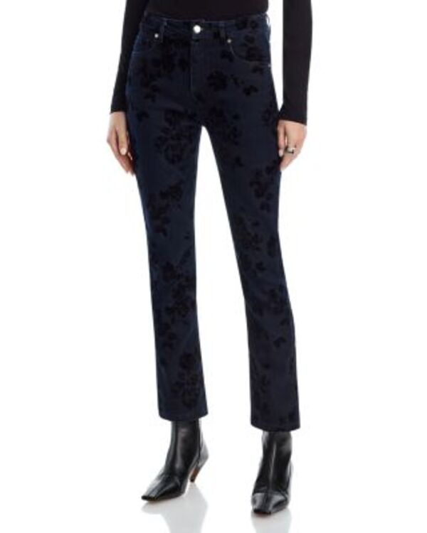 アクア レディース ボトムス ジーンズズボン下 ブーツとり捨てる ブーツ デニム AQUA High Rise Bootcut Jeans indigo/Black Indigo/Black 黒いこと
