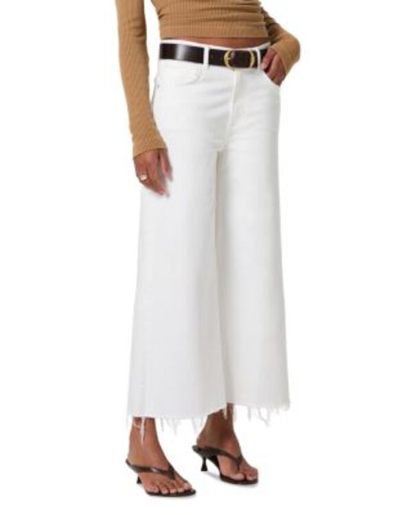 シチズンズ オブ ヒューマニティ レディース ボトムス デニムパンツ ワイドレッグ クロップド ジーンズ Citizens of Humanity Lyra Wide Leg Cropped Jeans in Soft White ホワイト